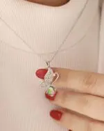 گردنبند پروانه سیلور - Image 2