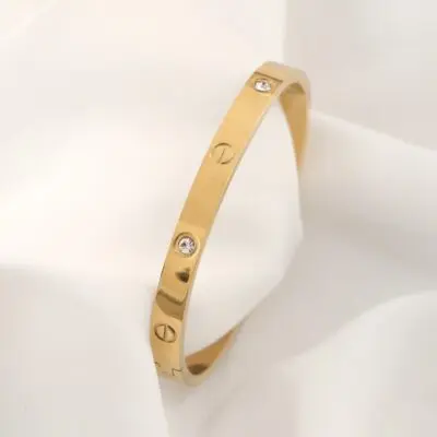 دستبند کارتیه لاو نگینی