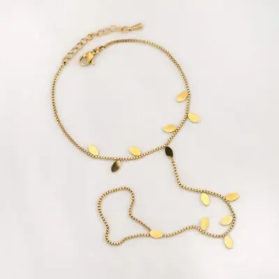 دستبند تمیمه برگ