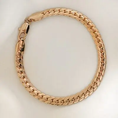 دستبند ماری کوبیده باریک