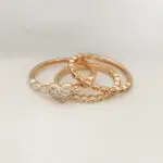 انگشتر سه لاین قلب ژوپینگ