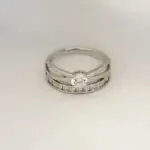 حلقه و پشت حلقه متصل سیلور