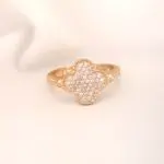 انگشتر طلاروس نگیندار 3