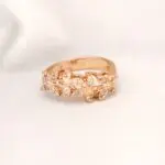 انگشتر طلاروس نگیندار 5