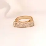 انگشتر طلاروس نگیندار 1