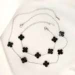 نبمست ونکلیف مشکی (زنجیر سیلور)استیل