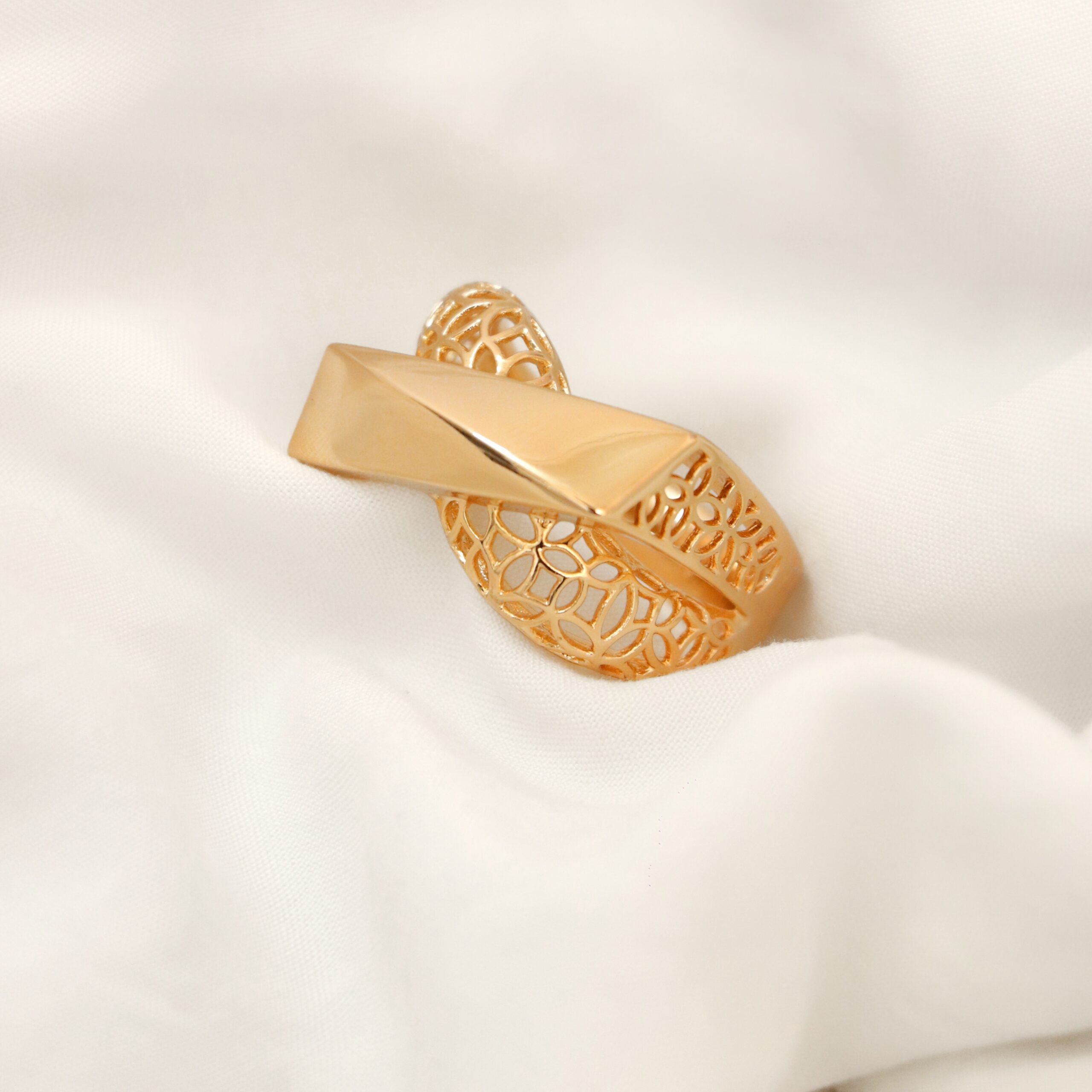 IMG_0910 انگشتر ژوپینگ حصیری پیچیده - Image 1