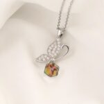 گردنبند پروانه سیلور