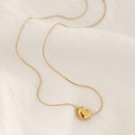 گردنبند قلب استیل 2