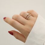 حلقه پشت حلقه فول نگین - Image 2