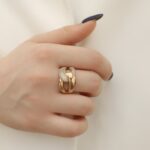 انگشتر آیینه و نگینی - Image 2