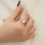 انگشتر پیچیده تک نگین - Image 2