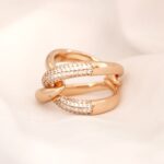 انگشتر ضربدری فول نگین - Image 3