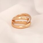 انگشتر ضربدری فول نگین - Image 4