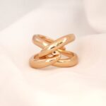 انگشتر ضربدری آیینه ای