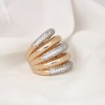 انگشتر پنج رج سیلور گلد - Image 4