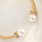 دستبند گوی مرواریدی استیل - Image 3