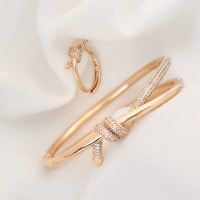 نیمست دستبند و انگشتر گره