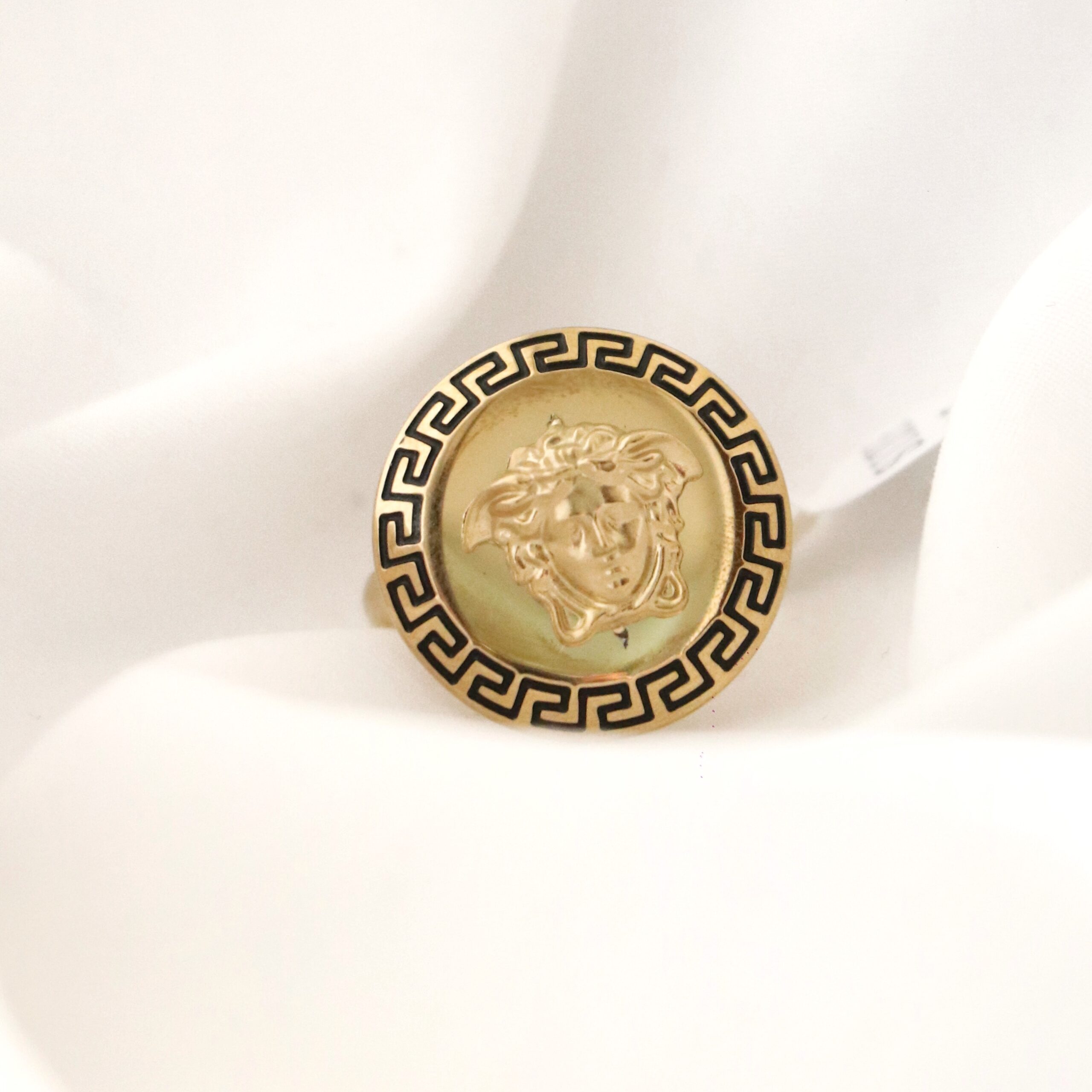 20250428153112_IMG_8826 انگشتر ورساچه استیل - Image 1