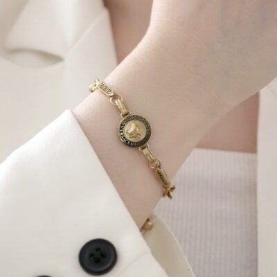 دستبند ورساچه استیل تک لاین