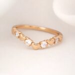 انگشتر قلب و نگین ژوپینگ